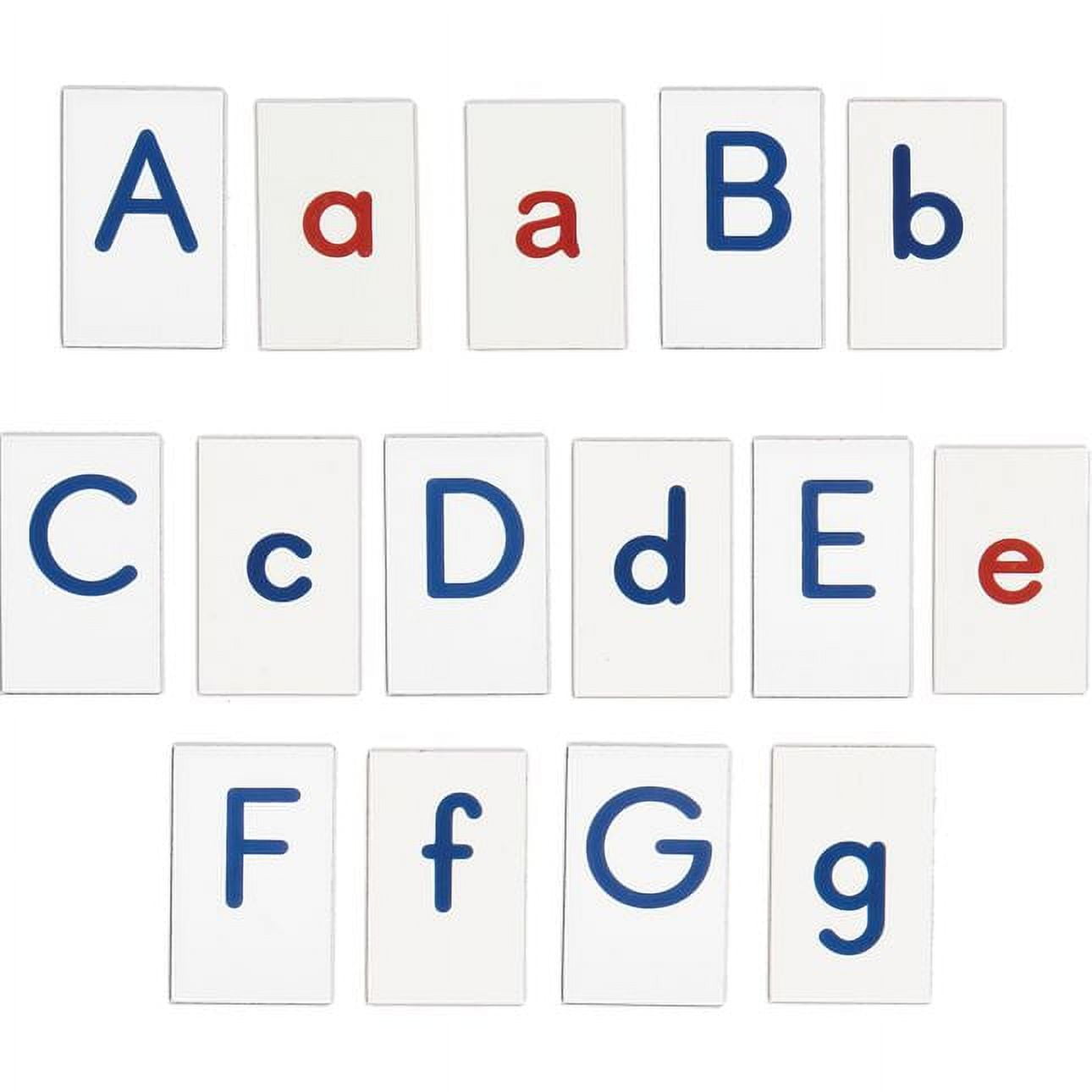 Really Good Stuff Alphabet Letter Tiles with Red Vowels 129