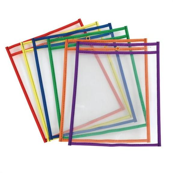 Really Good Stuff Re-Markable Dry Erase Sleeves - 6 Colors