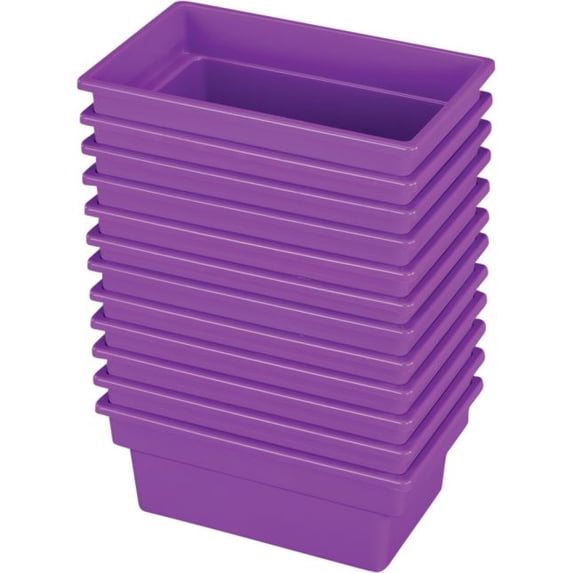 Really Good Stuff Small All-Purpose Bins Set Of 12 Single Color