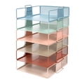 thumbnail image 1 of Really Good Stuff Stackable Letter-Size Wire Rack - Boho, 1 of 1