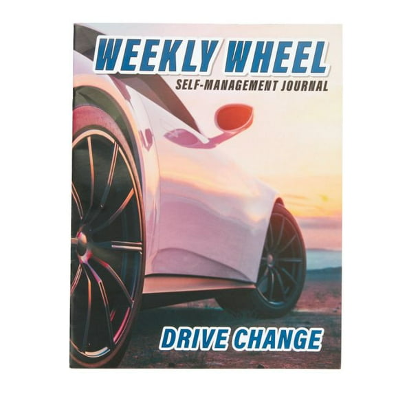 Really Good Stuff Weekly Wheel Self-Management Journal - Set of 12 Journals