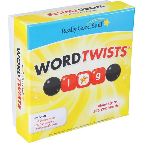 Really Good Stuff Word Twists - Set of 10