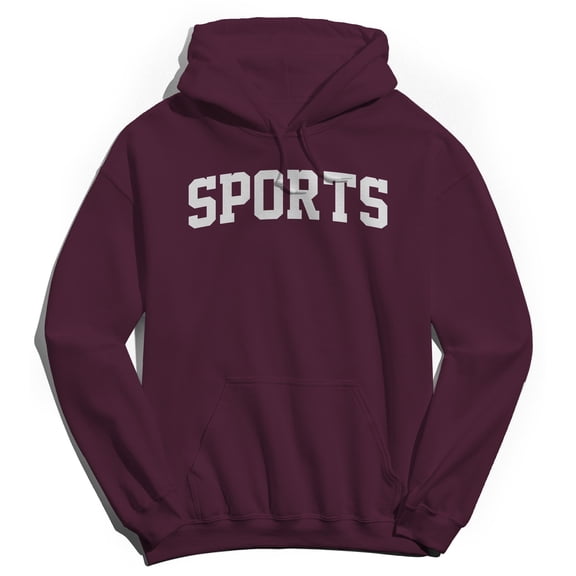 Really Graphic Maroon Men's Cotton Pullover Hoodie