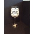 thumbnail image 1 of Really Great News "Local Resident Reverses Aging Process" Wine Goblet NEW, 1 of 2