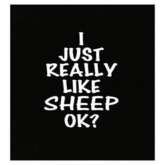 Really Like Sheep Poster - Funny Herd Design, Great Wool Gift Idea for Animal Lovers