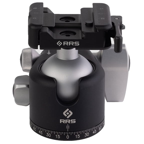 Really Right Stuff BH-40 Ball Head with SC-ARC Adjustable R-LOCK Clamp, 90 Drop Notch, R-Mount Interface, Dual Clamp Design, Compatible with ARCA-Swiss and Pick Rails (RRS-9000492)