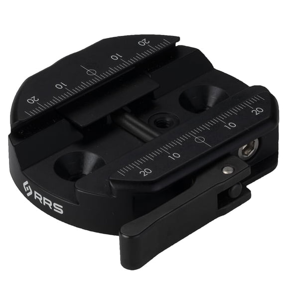Really Right Stuff SOAR Round Lever-Release Leveling Base Clamp, Quick Secure Attachment, Stainless Steel Cam-Locking Lever, Ideal for Photography & Videography (RRS-9000398)