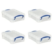 Really Useful Box 1.75L Storage Container w/Snap Lid & Clip Lock Handle