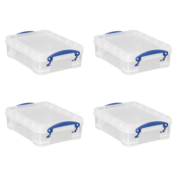 Really Useful Box 1.75L Storage Container w/Snap Lid & Clip Lock Handle