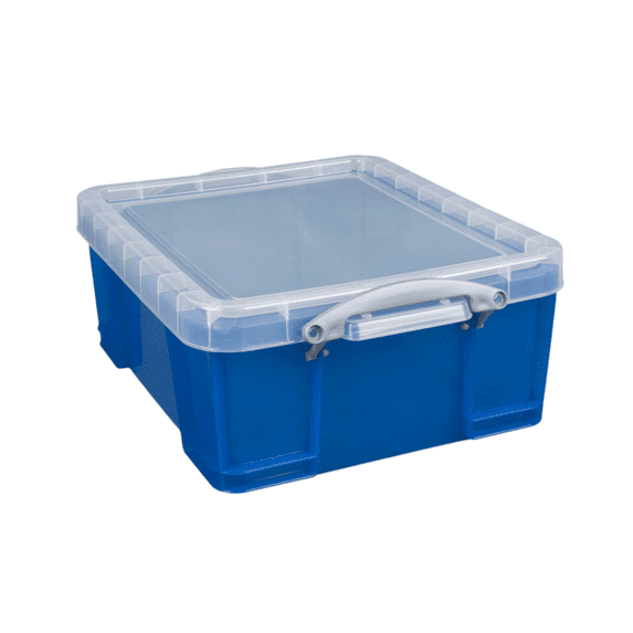 Really Useful Box 17 1/4 x 14 x 7 in Storage Box 17 Liter, Blue