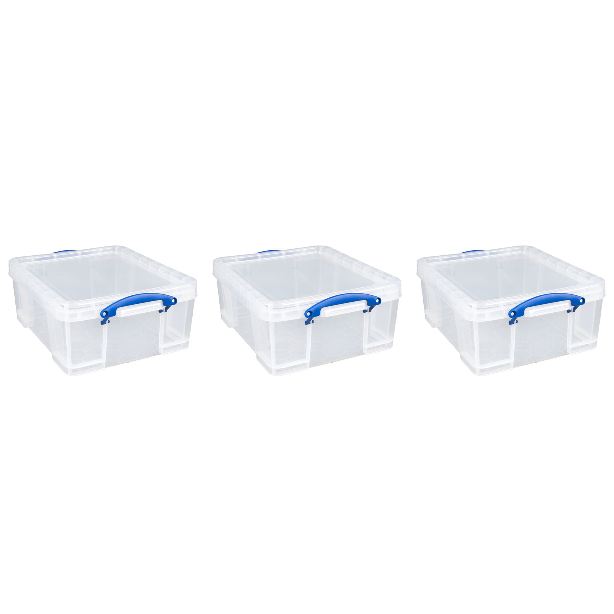 Really Useful Box 17L Storage Container with Lid and Clip Lock