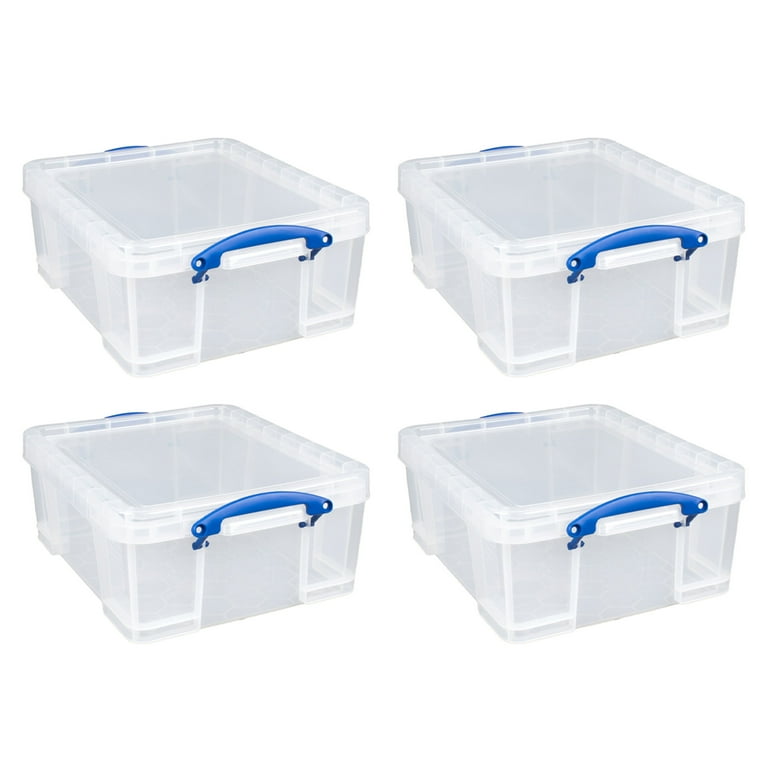 Really Useful Box 17L Storage Container with Lid and Clip Lock
