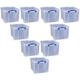 thumbnail image 1 of Really Useful Box 32L Storage Container with Snap Lock Handle, 9 Pack, 1 of 9