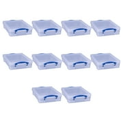 Really Useful Box 4L Storage Container w/ Lid & Clip Lock Handles 10 Pack