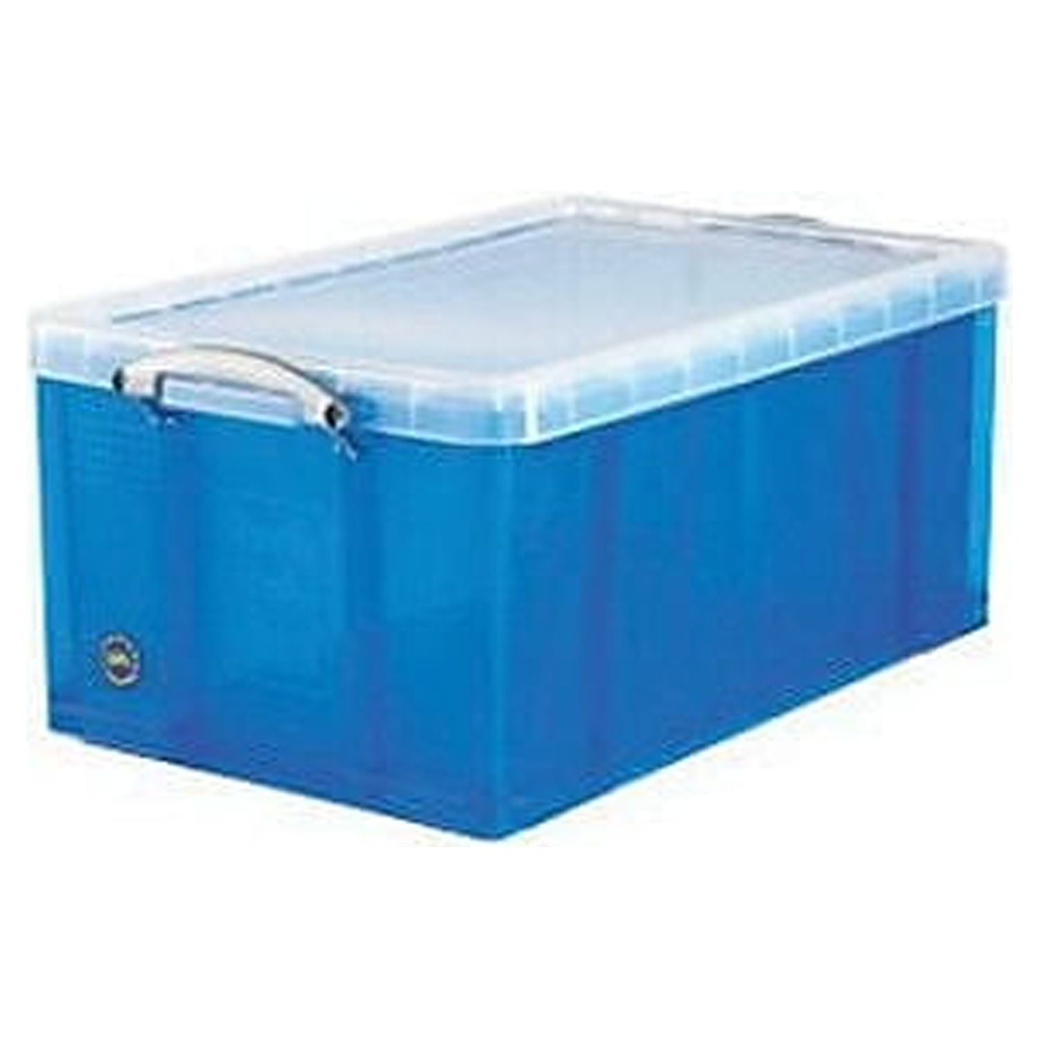 Really Useful Box 17 Liter Snap Lid Storage Bin 17c-pk4cb, Clear