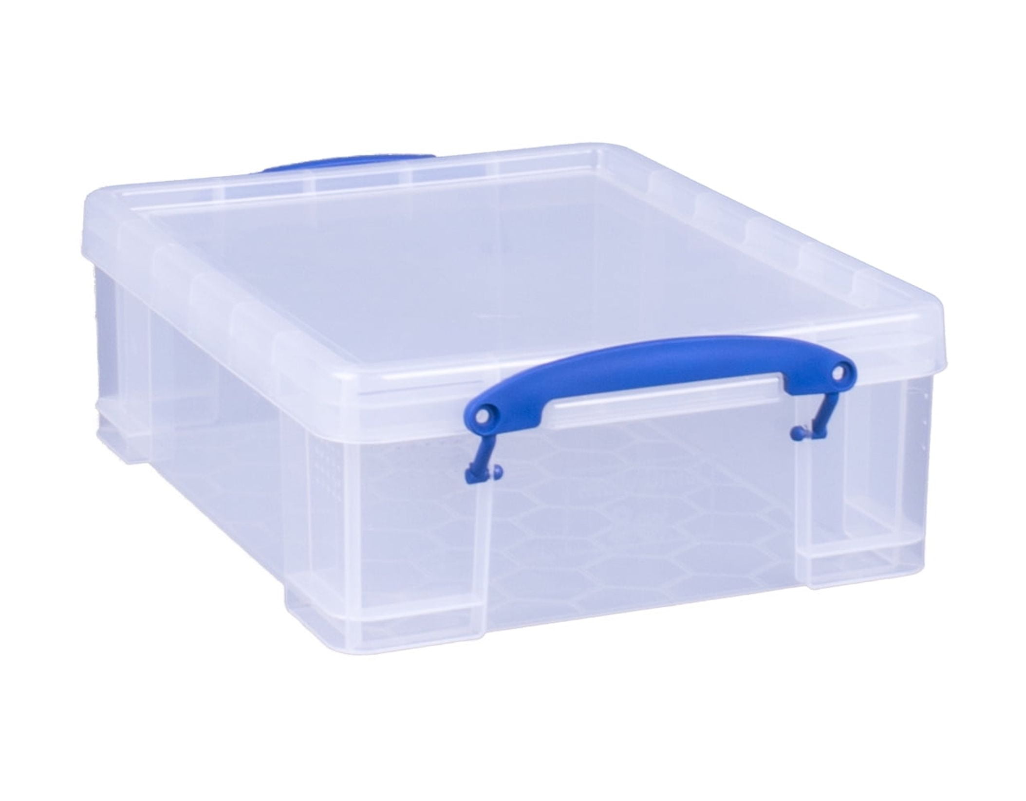 Clear Polypropylene Stackable Storage Box with Locking Lid