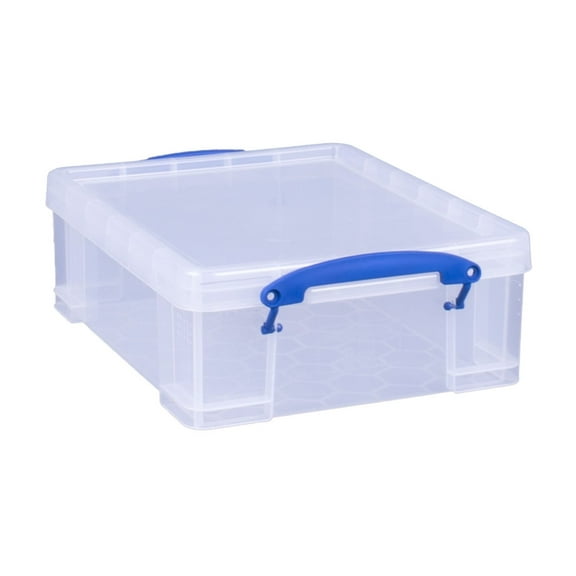 Really Useful Box 8.1L Storage Container w/Snap Lid & Clip Lock Handles