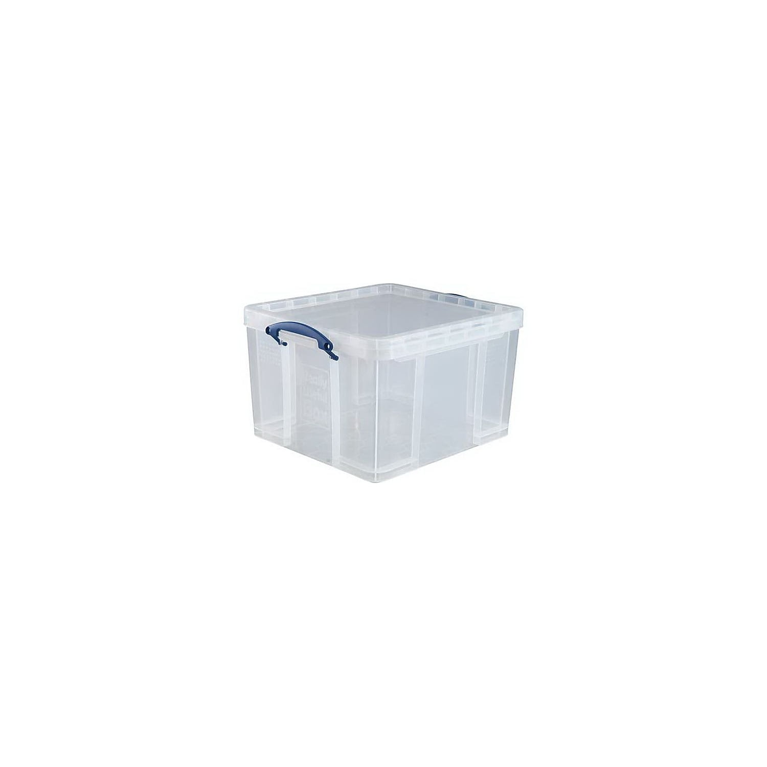 Clear Stackable Plastic Storage Box with Locking Lid, 11.1 Gallon