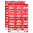 thumbnail image 1 of Really Wooly Awesome Knitting Sheep Teacher Student School Sticker Set - Red - Gloss Finish - 1.75" Medium, 1 of 7
