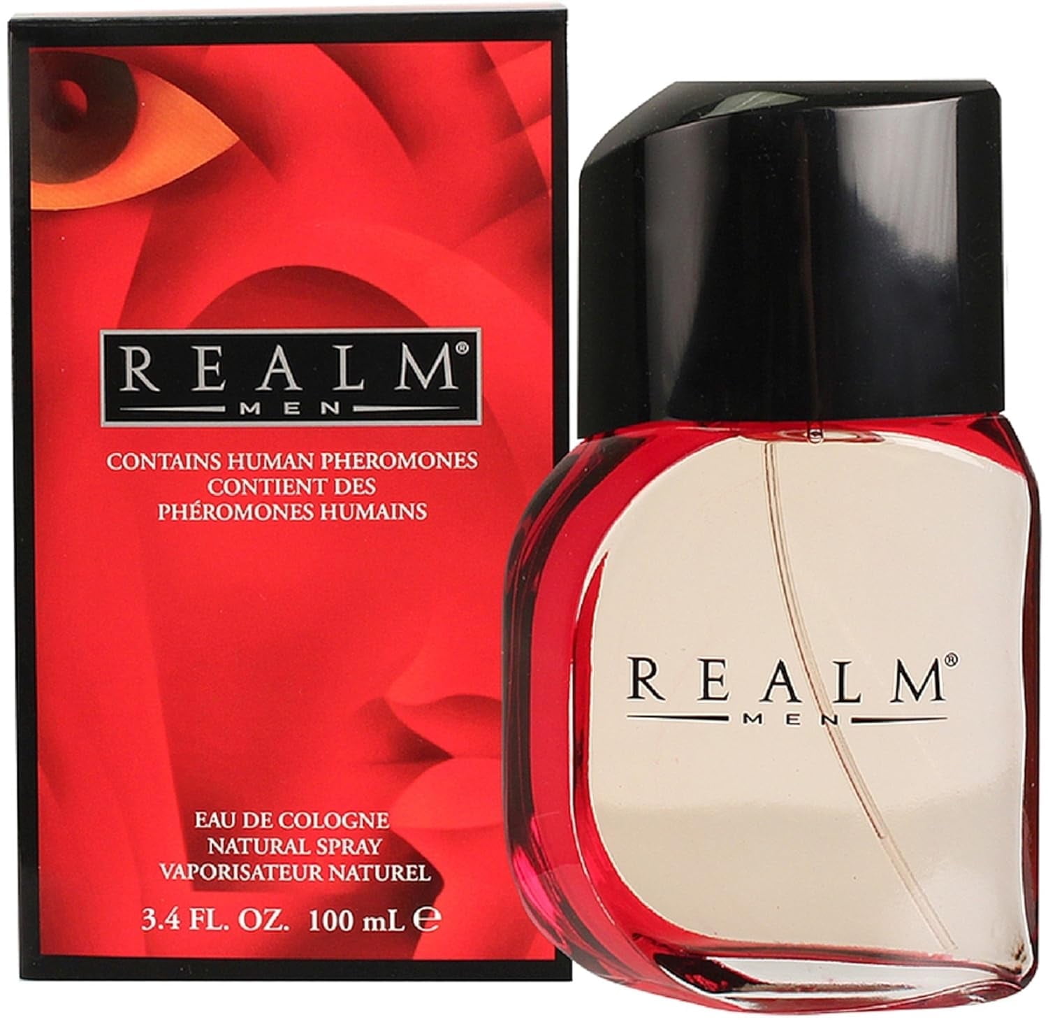 Realm Eau de Cologne , Cologne for Men, 3.4 fl oz