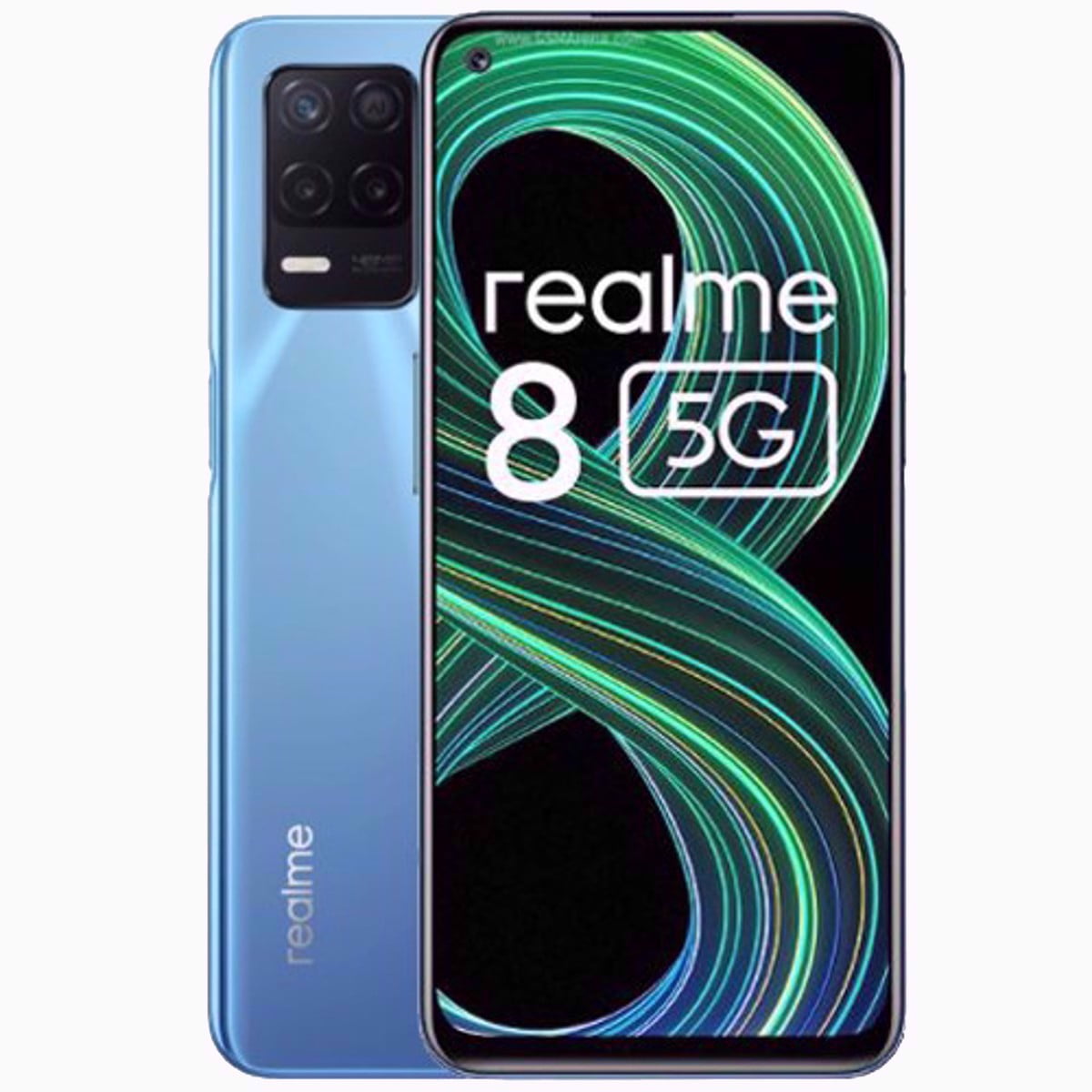 Smartphone Realme 8 5G RMX3241 DS 8/128GB 6.5 48+2+2/16MP A11 - Supersonic  Blue