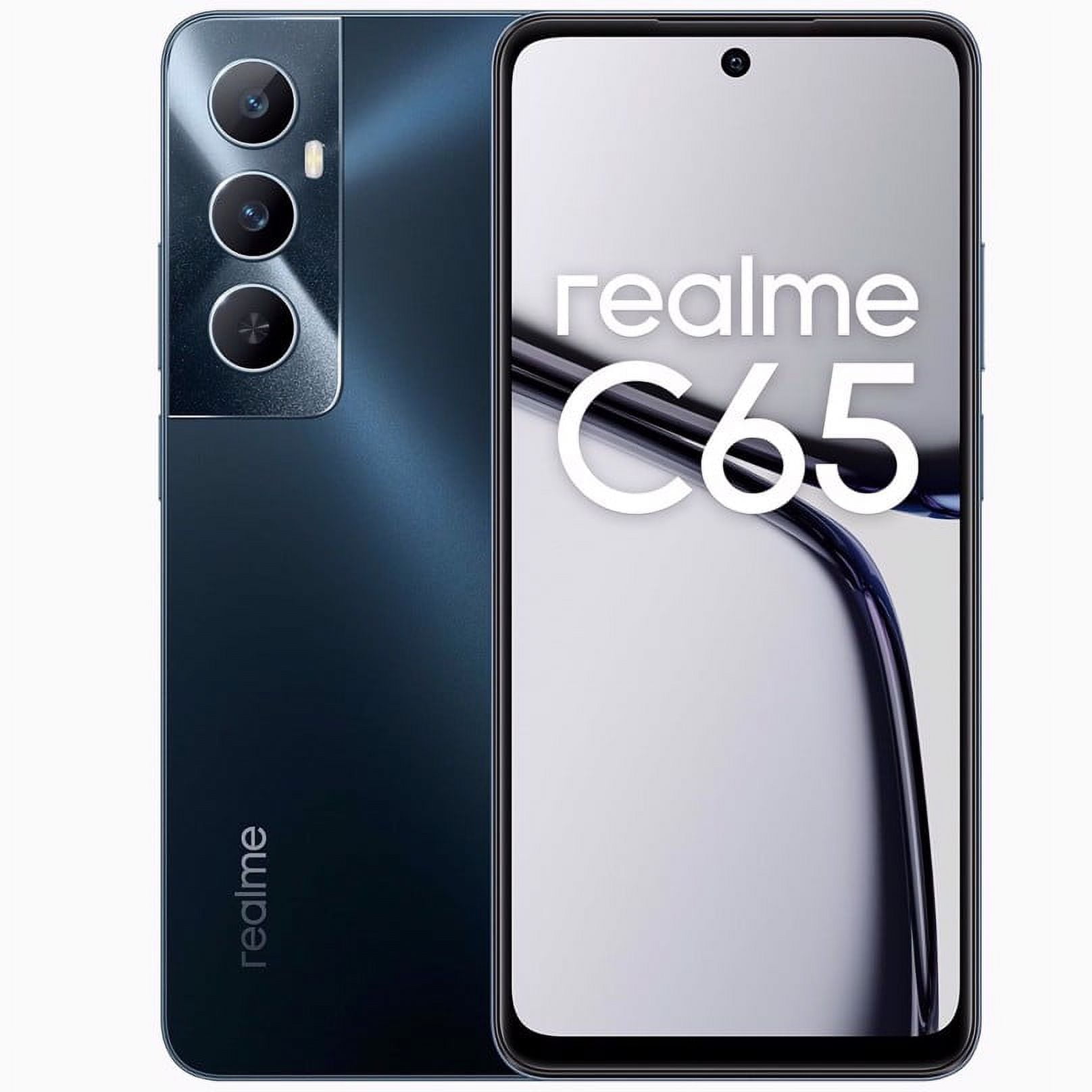 Realme C65 DUAL SIM 256GB ROM + 8GB RAM (GSM ONLY | NO CDMA) Factory Unlocked 4G/LTE Smartphone (Starlight Black) - International Version Realme C65 DUAL SIM 256GB ROM + 8GB RAM (GSM ONLY | NO CDMA) Factory Unlocked 4G/LTE Smartphone (Starlight Black) - International Version