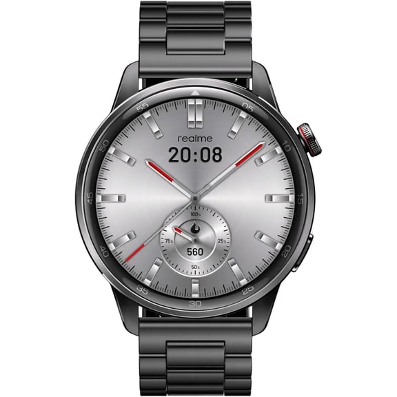 Realme Watch S2 RMW2401 Smartwatch, 1.43" AMOLED, IP68, 20-Day Battery (Gray)