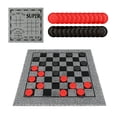 thumbnail image 1 of Realplay 3-in-1 Giant Board Game – Checkers Board Game, Super Tic Tac Toe & Tic Tac Toe, Family Board Games for Indoor & Outdoor Play, 1 of 9
