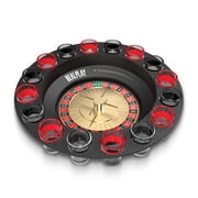 Realplay Shot Roulette Game  Casino-Style Roulette Wheel with 16 Shot Glasses, Adult Games for Ages 21+