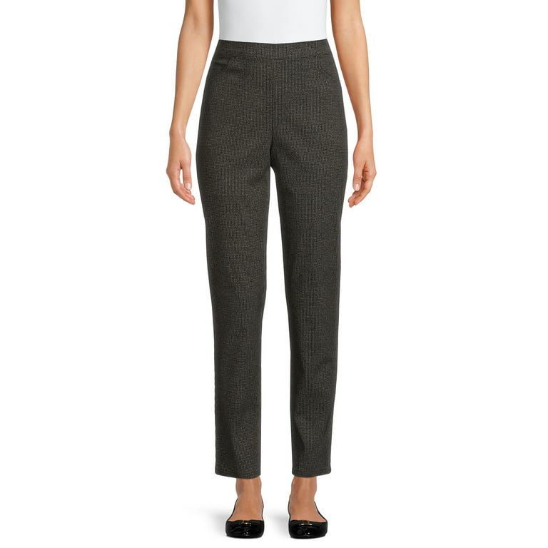 Realsize Women's Stretch Pull On Pants with Pockets 