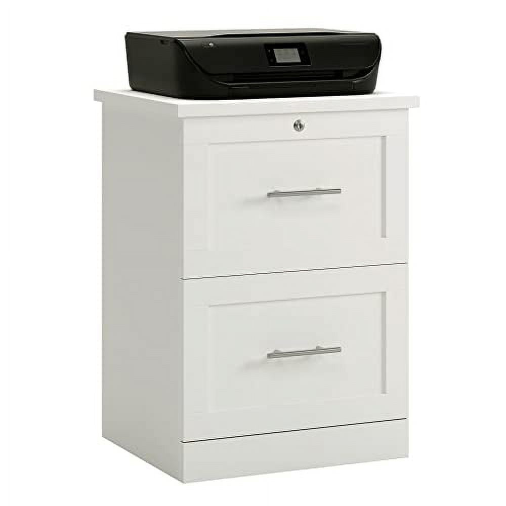 Realspace® 2Drawer 17"D Vertical File White