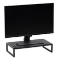 thumbnail image 1 of Realspace® Acadia Wood/Metal Monitor Stand, 4-1/2"H x 21-1/2"W x 10"D, Black, 1 of 6