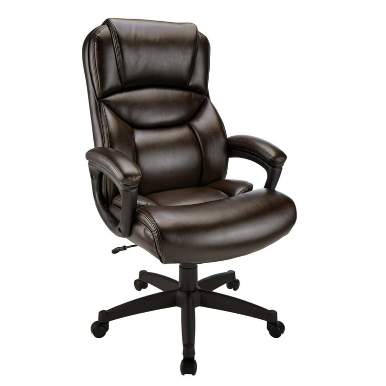 Realspace Fennington High-Back Executive Office Chair with Wheels