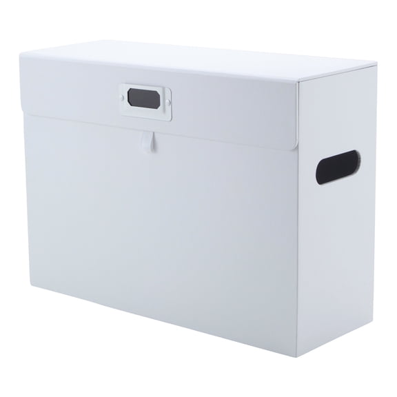 Realspace File Storage Box, Letter Size, 14" x 10-1/4" x 5-1/2", White