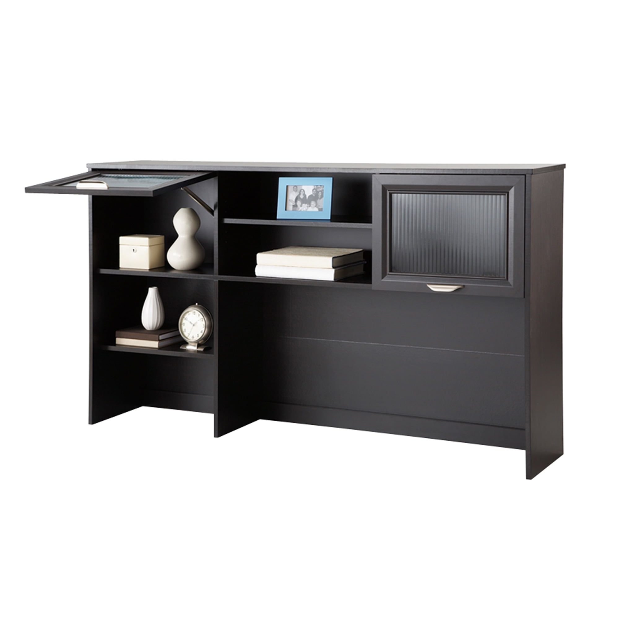 Realspace Magellan 58"W Espresso Hutch for Corner Desk, 5-Year Limited, 80.8 lb