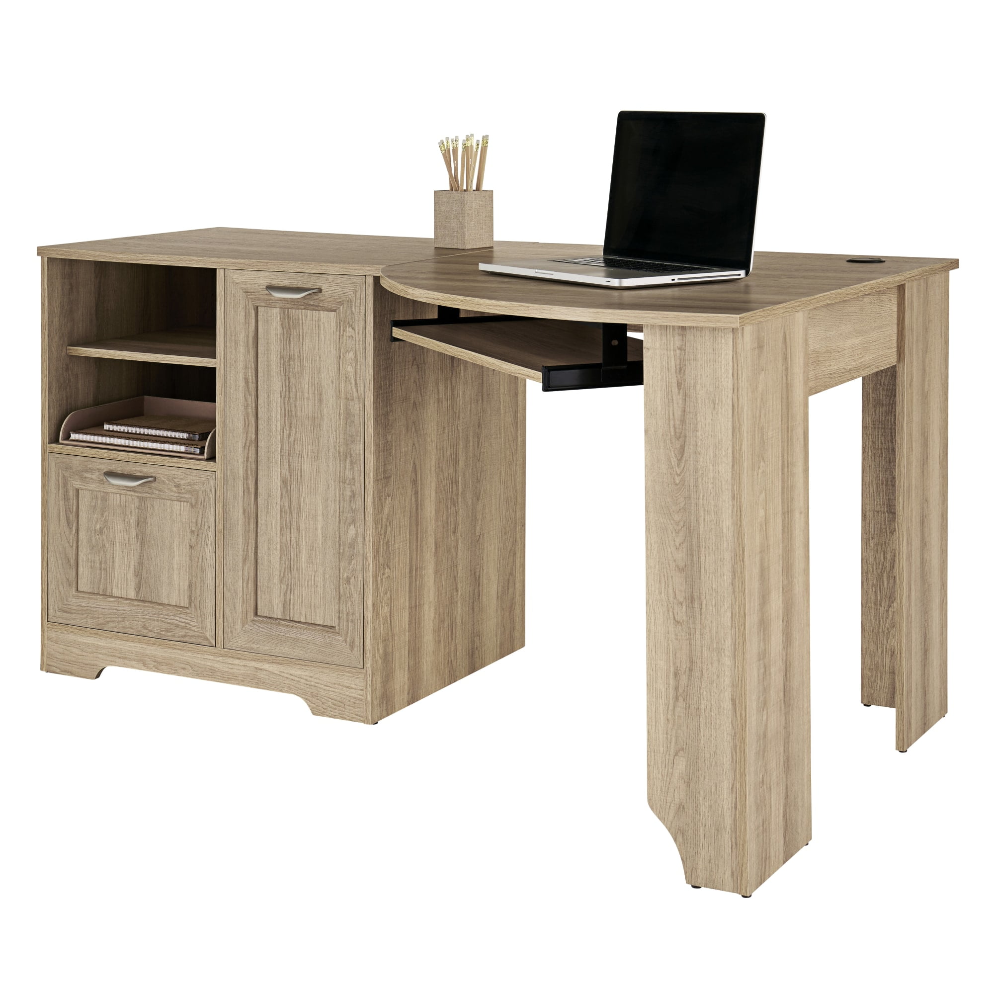 Realspace magellan sales espresso corner desk