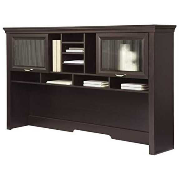 Realspace Magellan Performance 71"W Hutch for L-Desk, Espresso