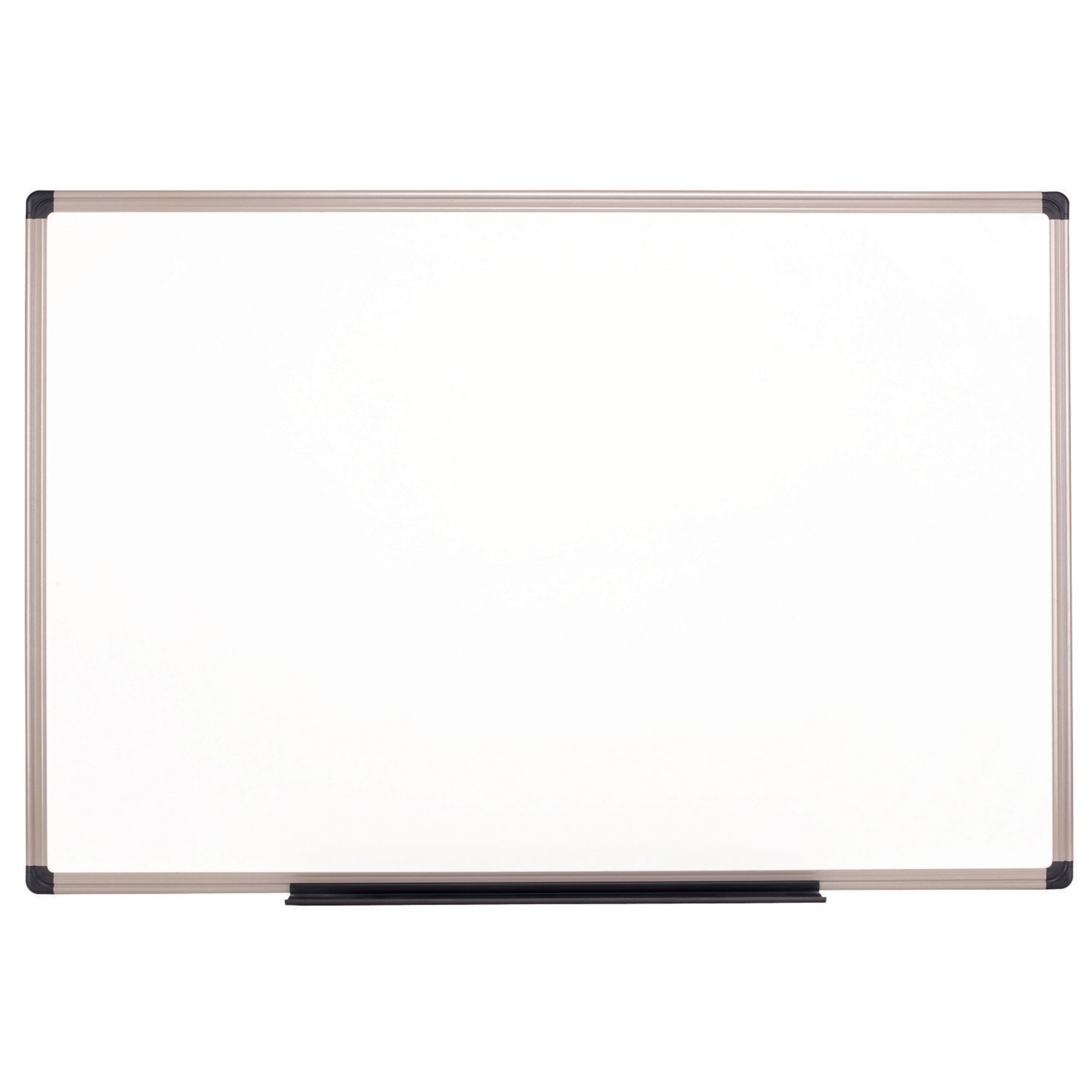 Realspace™ Porcelain DryErase Whiteboard, 48" x 96", Aluminum