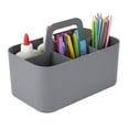 thumbnail image 1 of Realspace™ Stackable Storage Caddy, Small Size, Gray, 1 of 2