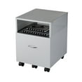 thumbnail image 1 of Realspace® Vista 38"D Metal Mobile File Storage Cart, Silver, 1 of 6