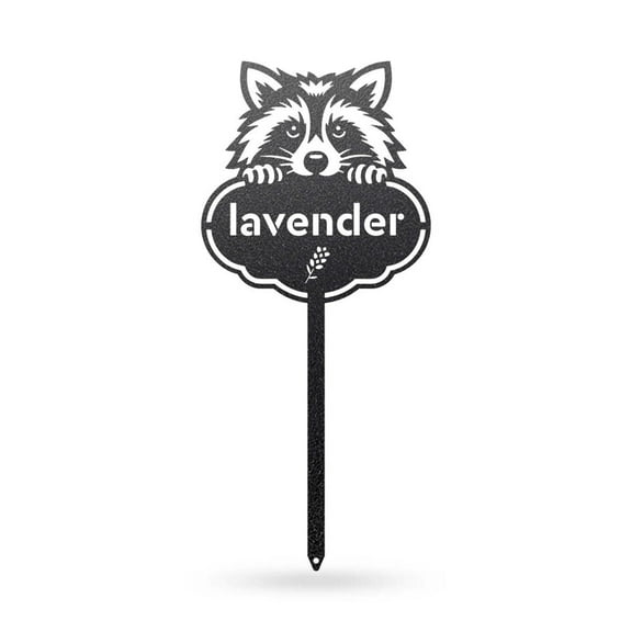 Rocky the Raccoon Seed Plant Markers