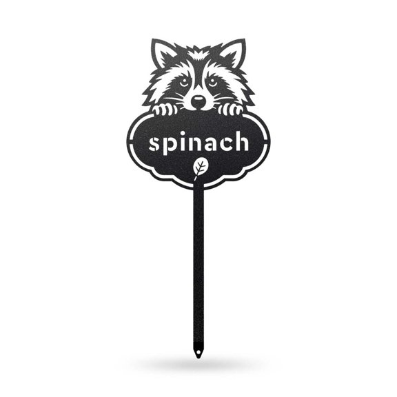 Rocky the Raccoon Seed Plant Markers