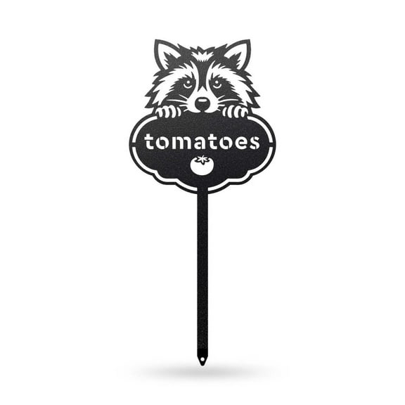 RealSteel Rocky the Raccoon Seed Plant Markers - Tomatoes - 6x13