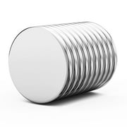 Realth Disc Magnets 0.79? x 0.08? Neodymium Round Magnets Rare Earth Magnet for Craft 10 Pack