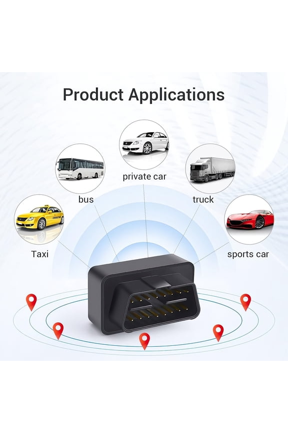 Realtime GSM 4G-Lte Tracking System w/ OBD Mini Vehicle GPS Tracking