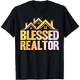 thumbnail image 1 of Realtor Blessed Realtor Watercolor T-Shirt, 1 of 4