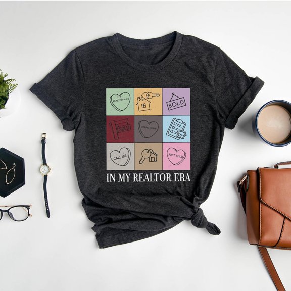 In My Realtor Era Retro Shirt, Real Estate Agent Shirt, Realtor Gift, Cute Realtor Era Tee, Gift For Her Unisex S-5XL Hot Trending Shirt, Vintage Birthday Gift
