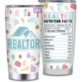 thumbnail image 1 of Realtor Gifts, Real Estate Agent Gifts for Women, 20oz Realtor Tumbler Supplies, Thank You, Christmas, Closing Presents for Best Realtor, Salesperson, Broker, 1 of 6