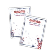 Realtor Marketing Card Lotto Food 4th of July Lottery Scratch Off Ticket 30pk 5x7 Independence Day Pop Bys Client Appreciation Thank You Mailer