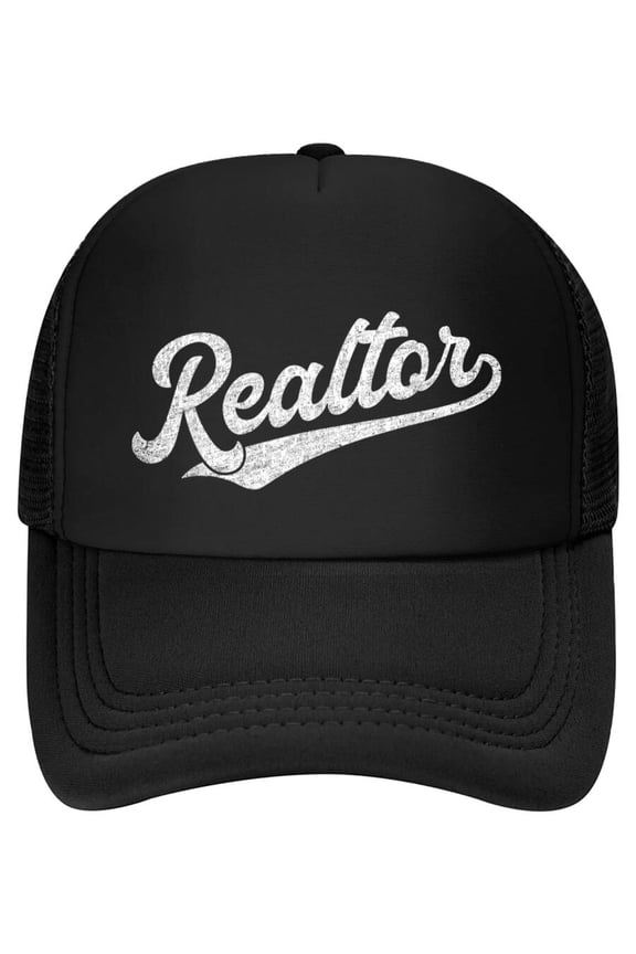 Realtor Real Estate Agent Funny Retro Vintage Men Women Gift Baseball Cap